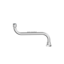 Bec horizontal Alterna L200 D3/4 chromé 20X27