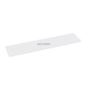 Tablette haute Alterna Plénitude longueur 90cm profondeur 20cm Blanc brillant