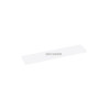 Tablette haute Alterna Plénitude L90cm P20cm Blanc mat