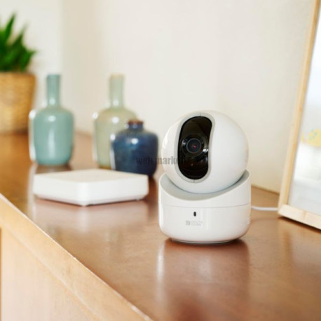 Caméra de sécurité intérieure connectée Wi-Fi, motorisée 360°, full HD (1080p) Réf. 6417016
