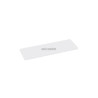 Tablette haute Alterna Plénitude longueur 60cm profondeur 20cm Blanc brillant