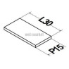 Tablette haute Alterna Plénitude L30cm P15cm Chêne raphia