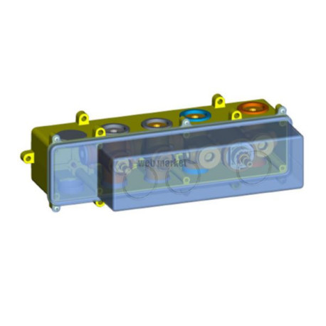 Box d'encastrement 2  sorties pour thermo TWIST Réf : CS61200