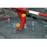 Gaine TPC annelée rouge diamètre 50mm couronne de 50 mètres