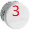 Boite de dérivation IP55 - Ø 60 x 40 mm - Réf.50001