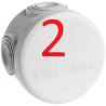 Boite de dérivation IP55 - Ø 60 x 40 mm - Réf.50001