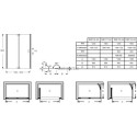 Capsule pare-bain 140cm réf. E6D127-GA