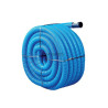 Gaine Janoflex annelée bleu diamètre 50 mm couronne de 50m