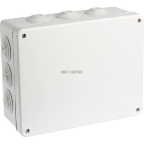 Boite de dérivation IP55 - 240 x 190 x 90 mm - Réf.50009