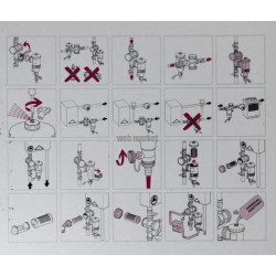 Pot de décantation magnétique orientable Dirtmag Plus 1'' 26 x 34 code usine 545376 Réf FP54526