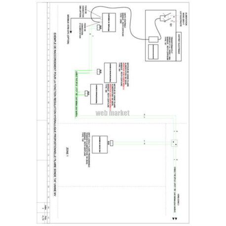 Connectique pour centrale de régulation RS 485 réf. 1409101134