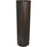 Tuyau de 33 cm noir mat diamètre 150 réf. 344331