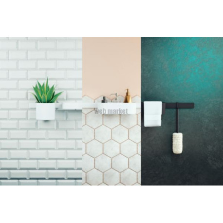 Barre murale 50 cm blanc mat  Réf.27902700
