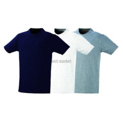 T-shirt blanc gris noir paquet de 3 taille M