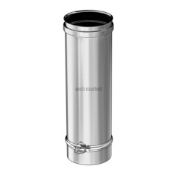 Conduits simple paroi inox 316 rigiten tuyau inox 316 100 cm 180 6 / 10+ bride réf. 801180