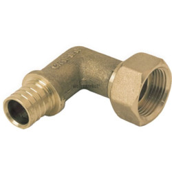 Coude à 90° à écrou prisonnier diamètre 16-15x21 femelle Réf 11691351001