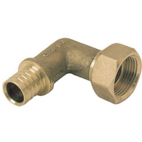 Coude à 90° à écrou prisonnier diamètre 16-15x21 femelle Réf 11691351001