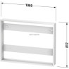 Set d'encastrement pour armoires de toilette LM en version GOOD et BETTER Réf. LM987700000