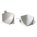 Connecteur de profilés de jonction SM en PVC angle rentrant finition Blanc Réf. 1420000659