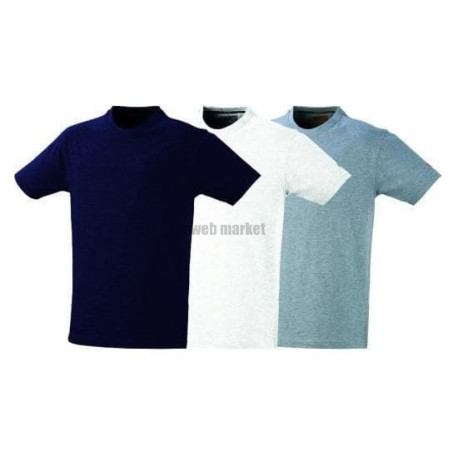 T-shirt blanc gris noir paquet de 3 taille XXL