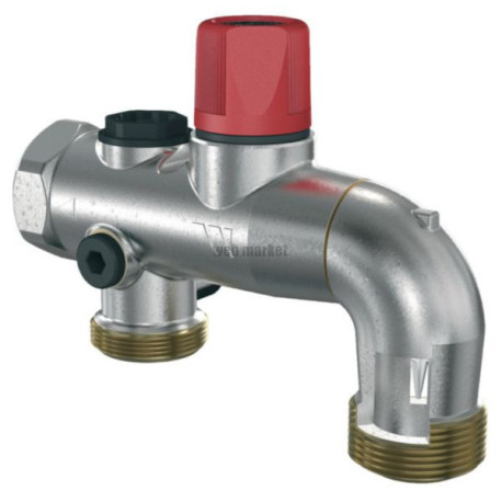 Groupe de sécurité GSM 26x34 coudé inox réf 2254555M2