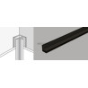 Profilé noir coin universel 12 20 mm longueur 26 m 06440002