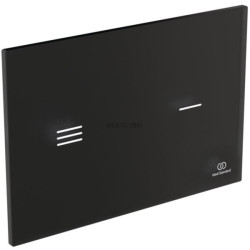 Plaque de commande électronique Symfo NT1 pour bâti-support Prosys - noir - sans contact - 3/6 litres - design rectangulaire Réf