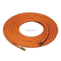 Tuyau de 10M  Ø6,3MM avec raccords FIX3/8G+ PIV3/8G, Réf. SI780038