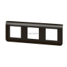 Legrand - plaque de finition horizontale Mosaic pour 3 x 2 Modules noir mat Réf. 079046L