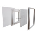 Collecteur de reprise confort white pour plenum de 600x400 mm avec enjoliveur en pvc blanc satine de 820x600 mm Réf. COL600X400
