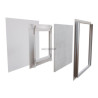 Collecteur de reprise confort white pour plenum de 600x400 mm avec enjoliveur en pvc blanc satine de 820x600 mm Réf. COL600X400