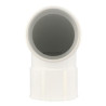 Coude simple femelle femelle 87°30 diamètre 50mm blanc Réf. UCJ88B