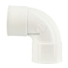 Coude simple femelle femelle 87°30 diamètre 50mm blanc Réf. UCJ88B