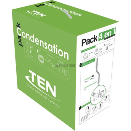 Pack B3-C9 4 en 1 Conden 80 (10m Ppflex + plaque 4 en 1 + terminal en T) Réf. 444489