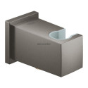 Coude à encastrer 1/2" Euphoria Cube Hard Graphite brossé 26370AL0