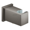 Coude à encastrer 1/2" Euphoria Cube Hard Graphite brossé 26370AL0