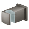 Coude à encastrer 1/2" Euphoria Cube Hard Graphite brossé 26370AL0