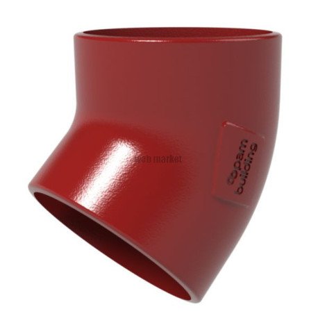 Coude SMU Agilium 45° fonte diamètre nominal 125mm Réf. 285291 PAM