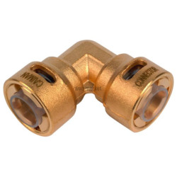 Raccord rapide coudé 90° à pression 3/8'' Réf. RAC54012