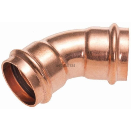 Coude 45 Altech à sertir cuivre femelle femelle diamètre 18 mm sachet de 2 pièces