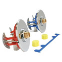 Module double raccordement sous évier/lavabo Fixoplac, raccords coudés à glissement mâle 12/17, pour installation PER D12 mm réf