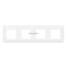 Legrand - plaque de finition horizontale Mosaic pour 4 x 2 Modules blanc Réf. 078808L