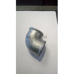 Coude 90° fonte malléable galvanisée 90 femelle-femelle 33x42 réf.090033G