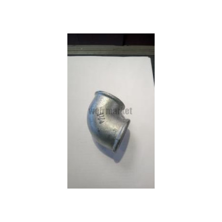 Coude 90° fonte malléable galvanisée 90 femelle-femelle 33x42 réf.090033G