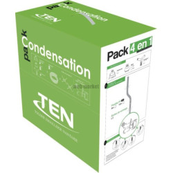 Pack B3-C9 4 en 1 Conden 80 (10m Ppflex + plaque 4 en 1 + terminal noir) Réf. 444496