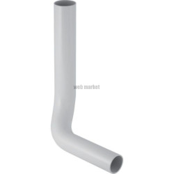 Coude de chasse gauche PVC 02 blanc réf. 118.120.11.1