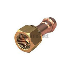 Raccord flare simple femelle 3/8 (sachet de 4 pièces)