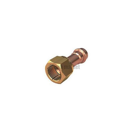 Raccord flare simple femelle 3/8 (sachet de 4 pièces)