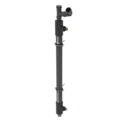 Récupérateur de chaleur vertical PIPE55 avec coudes d'installation fournis, entrée eau froide sanitaire en filetage femelle 3/4", évacuation des eaux usées en PVC D50 à coller réf.PIPE55