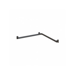 Barre d'angle 2 murs ARSIS en aluminium époxy anthracite Réf.049731